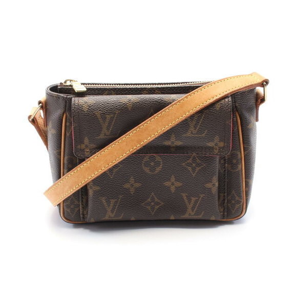 Louis Vuitton Viva Cite Shoulder Bag Leather Monogram Brown - Picture 1 of 7